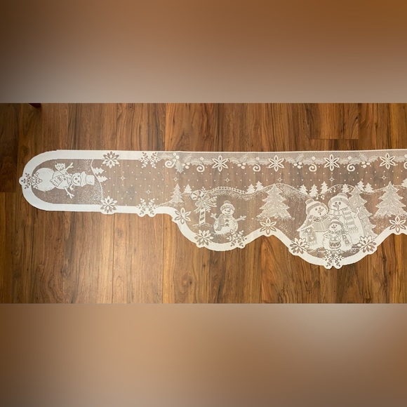 Snowman Mantle Scarf - Picture 2 of 3